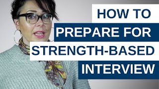 Careers advice How to prepare for a strengthbased interview [upl. by Lytsyrk]