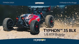 ARRMA® TYPHON™ 4X4 3S BLX 18 BUGGY [upl. by Yreffoeg117]