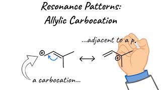 Resonance Pattern Allylic Carbocation [upl. by Oisorbma]