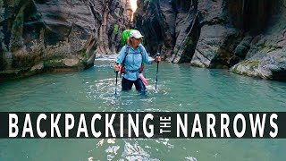 The Zion Narrows  Backpacking Top Down [upl. by Alecram510]