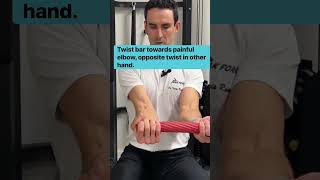 Golfer’s Elbow Flexbar Exercises  San Diego Chiropractic [upl. by Ecila]