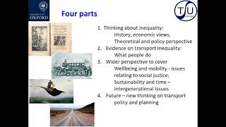 Inequality in Transport  Professor David Banister [upl. by Llerrad]