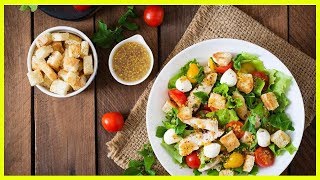 2 recettes de salade César [upl. by Dumm643]