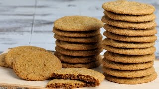 GINGERSNAP COOKIES WITH CRYSTALLIZED GINGER HANIELAS [upl. by Bekaj]