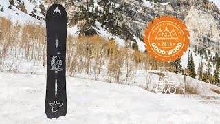 Burton Deep Thinker  Good Wood Review  Best Mens All Mountain Snowboards of 20172018 [upl. by Nohs327]