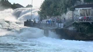 Rheinfelden water fall in Switzerland 🇨🇭 [upl. by Harol]