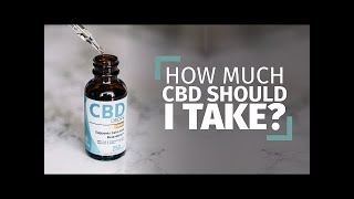 CBD Oil Dosing Guide How Much CBD Should You Take [upl. by Esilahc]