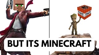 Star Lord Dance Off Bro Battle of Xandar Scene But Its Minecraft 😎 Guardians of the Galaxy 2014 [upl. by Carrew226]