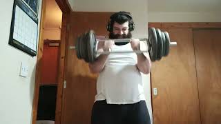 65kg143lbs hammer curls for 3 reps with hammer curl bar [upl. by Matheson23]