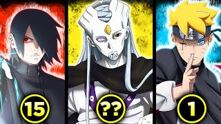 15 STRONGEST Boruto Characters RANKED amp EXPLAINED [upl. by Sherrie557]