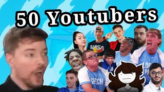 Todos los youtubers participantes del vídeo de Mrbeast [upl. by Tidwell972]