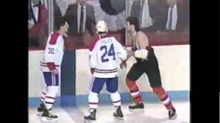 1987 Canadiens  Flyers Pre Game Brawl Bataille Générale [upl. by Elvera856]