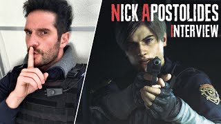 A CHAT WITH LEON KENNEDY VOICE ACTOR NICK APOSTOLIDES  Resident Evil 2 Remake [upl. by Aikam]