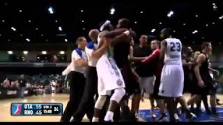 DLeague coach fight [upl. by Annawaj]