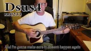 SAY HELLO WAVE GOODBYE  David Gray Acoustic tutorial with chords tips and lyrics [upl. by Pisarik]