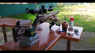 Outdoor Benchrest Air Rifle 25m  AA 500 HFT  Score 250 amp 20x  Dimitrios Markos  AOFA [upl. by Engud]