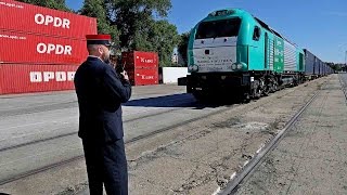 Yiwu to Madrid cargo train benefits ChinaEurope trade [upl. by Ennaul]