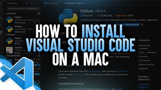 How To Install Visual Studio Code On Mac [upl. by Udell671]