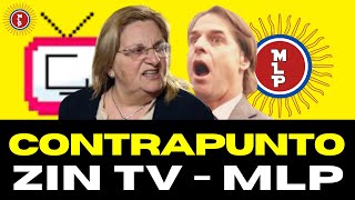 BIANCHI y LACALLE payando en CONTRAPUNTO  ZIN TV  MLP [upl. by Neerod890]