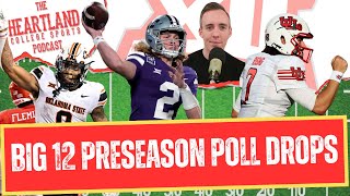 Big 12 Football Preseason Poll TOP 5 Takeaways [upl. by Ailimaj776]