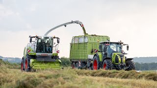 CLAAS XPERIENCE TOUR  Démonstration gamme de fenaison [upl. by Ubald541]