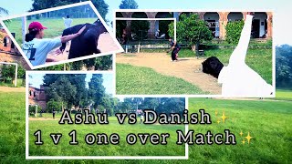 Ashu Vs Danish one Over 1 v 1  Sam Vlog [upl. by Ainahs195]