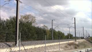 Grande session TGV à très grande vitesse sur la LGV Med 2 [upl. by Polad510]