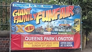 Thrills and Fun at Stanworths Funfair 2024 Queens Park Stoke on Trent [upl. by Arika738]