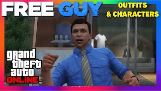 👔 FREE GUY OUTFIT GTA ONLINE [upl. by Fredela726]