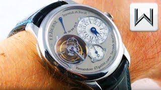 FP Journe Tourbillon Souverain Tourbillon amp Remontoir Luxury Watch Review [upl. by Nuncia]