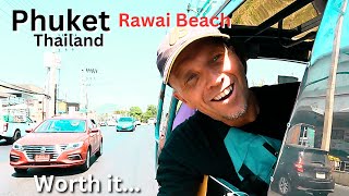 Traveling to Phuket Thailand Rawai Beach Town First Time Whats it Like FindingFishphuket [upl. by Rebm]