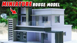 Architecture Miniature House Model Making [upl. by Ardnikal961]