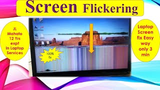 How To Solve Screen Flickering  How To Fix Laptop Screen Flashing  Display Flickering Problem [upl. by Haimaj532]