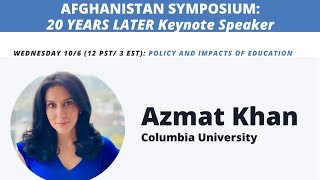 Afghanistan Symposium Azmat Khan Keynote Interview [upl. by Aracal900]