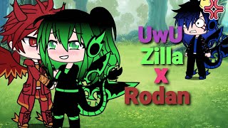 Zilla x Rodan UwU GL MonsterverseShip GachaLife [upl. by Alves951]