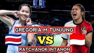 Gregoria Mariska Tunjung  INA  Vs Ratchanok Intanon  Thailand   Woman QF  Paris Olympic [upl. by Desmond601]