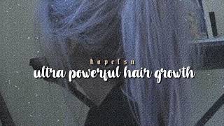 ★ ultra powerful hair growth subliminal listen once kapelsu reupload [upl. by Drews]