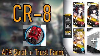 Arknights CR8  AFK Strat  Trust Farm [upl. by Olette]