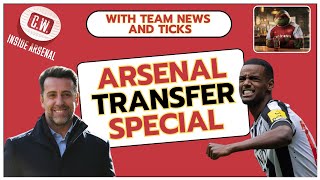 Arsenal transfer talk Isak chances  Joao Neves latest  Priority positions  Artetas contract [upl. by Suolevram]