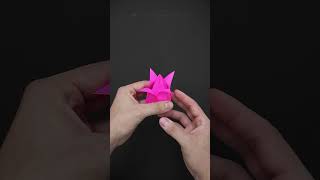 Easy Origami Tulip  How to Fold EasyOrigamiAndCrafts origami [upl. by Aday]