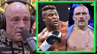 Joe Rogan On Ngannou quotHell BEAT Any Heavyweight Boxerquot [upl. by Eenram]