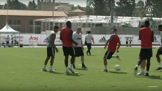 Romelu Lukakus First Training Session With Manchester United  Tour 2017 [upl. by Annabella395]