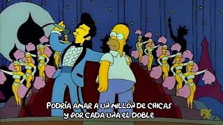 Los Simpson  Canción quotI Could Love A Million Girlsquot Subtitulada [upl. by Enineg]