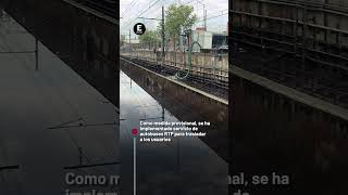 Línea A del Metro de CDMX queda bajo el agua shorts [upl. by Darin]