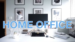 HOW TO SET UP A HOME OFFICE feat Ikea Herman Miller etc [upl. by Arok]