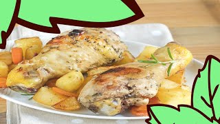 🍗POLLO AL FORNO🍗CON PATATE E VERDURE 🥙ricetta facile e saporitaricetteflash Ep33 [upl. by Carmelle]