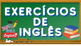 EXERCÍCIOS DE INGLÊSARTIGOS [upl. by Noxas263]