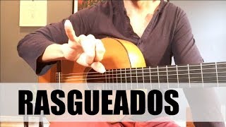 How To Play “AMII” Rasgueados EASY • Flamenco Guitar Technique [upl. by Okiek450]