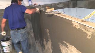 Sand and Cement Rendering on Brick Walls 2nd Coat  Bonding Agent Part 2 [upl. by Perceval]