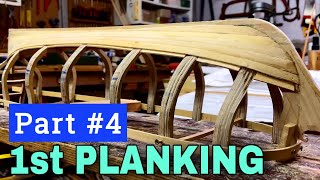 How to Build Ship Model Part 4  Planking [upl. by Sherborn691]